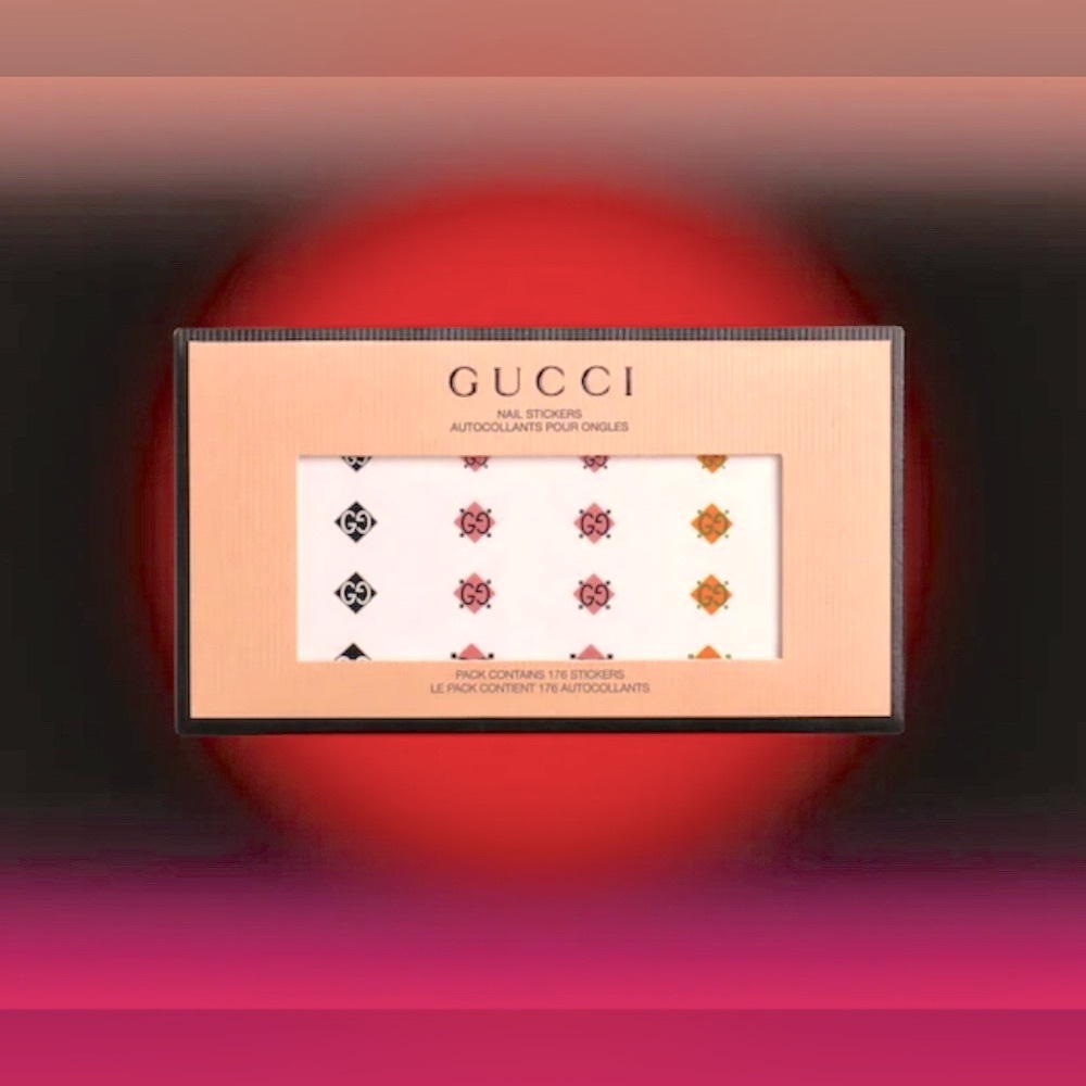 GUCCI x Bille Eilish Vinyl Nail Stickers